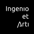 Ingenio Et Arti Logo square 720pt white on black